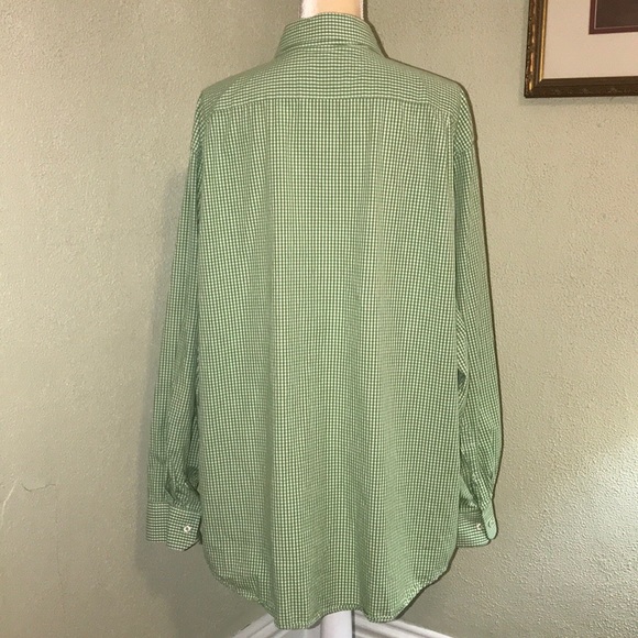 Izod Men’s Long Sleeve Gingham Shirt 2XL - Picture 4 of 7